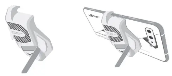 FIG 7 To use the kickstand of AeroActive Cooler