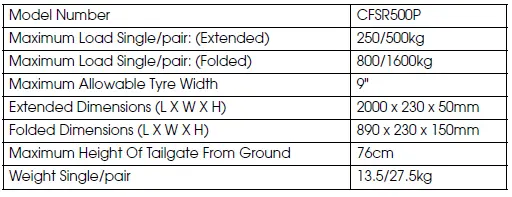 Clarke-CFSR500P-500kg-Steel-Folding-Ramps-1