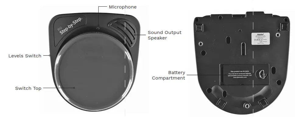 AbleNet 10000043 BIG Step-by-Step Speech Device - fig
