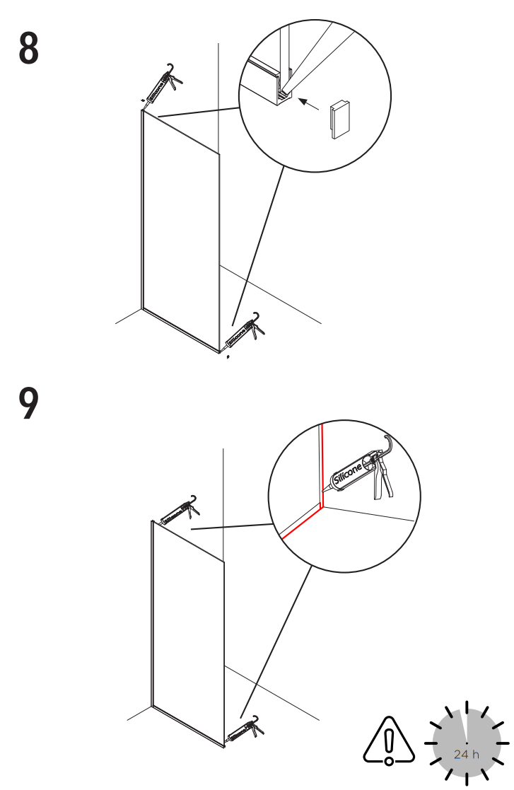 INR ARC 13 Frame Shower Corner Customized Polished - fig 3