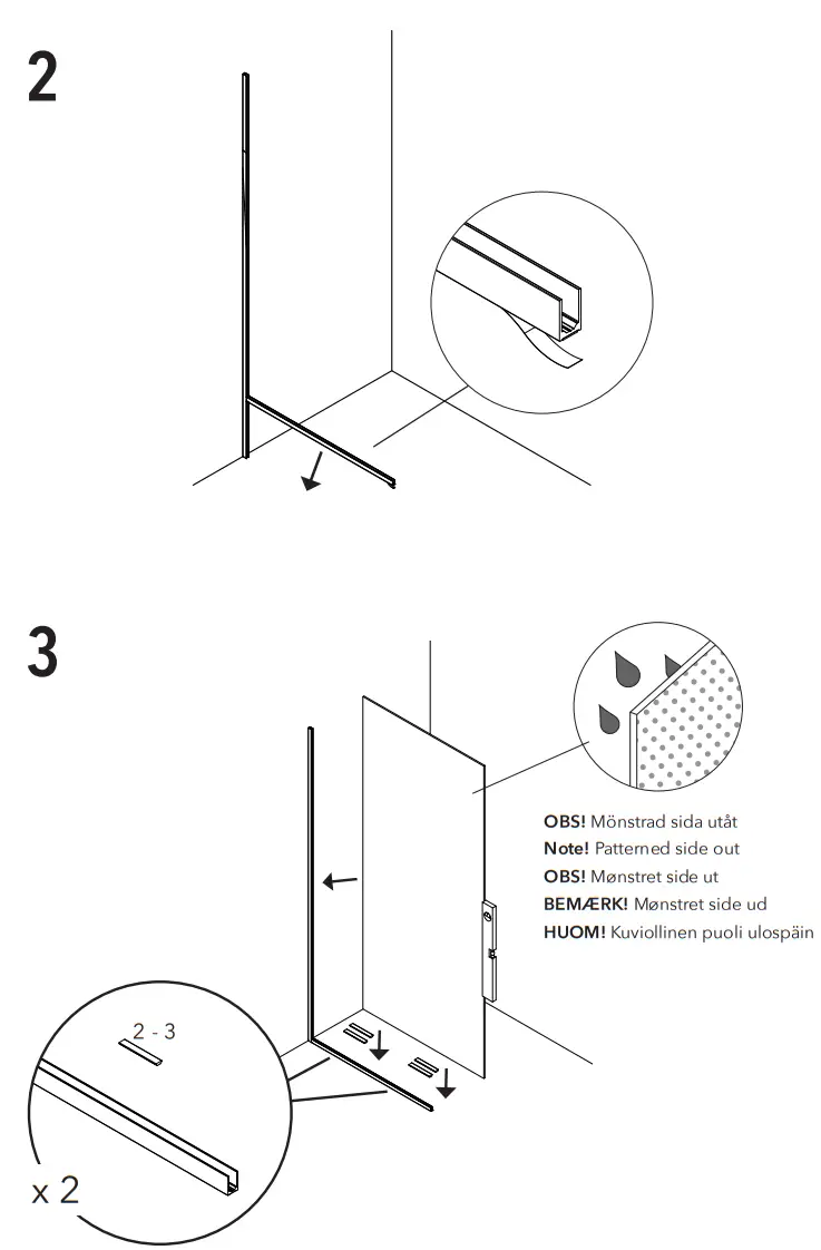 INR ARC 13 Frame Shower Corner Customized Polished - fig 7