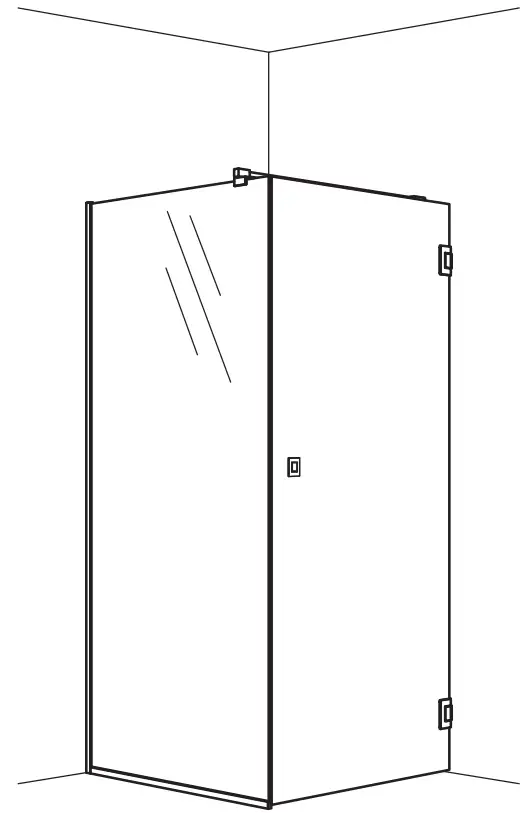 INR ARC 13 Frame Shower Corner Customized Polished