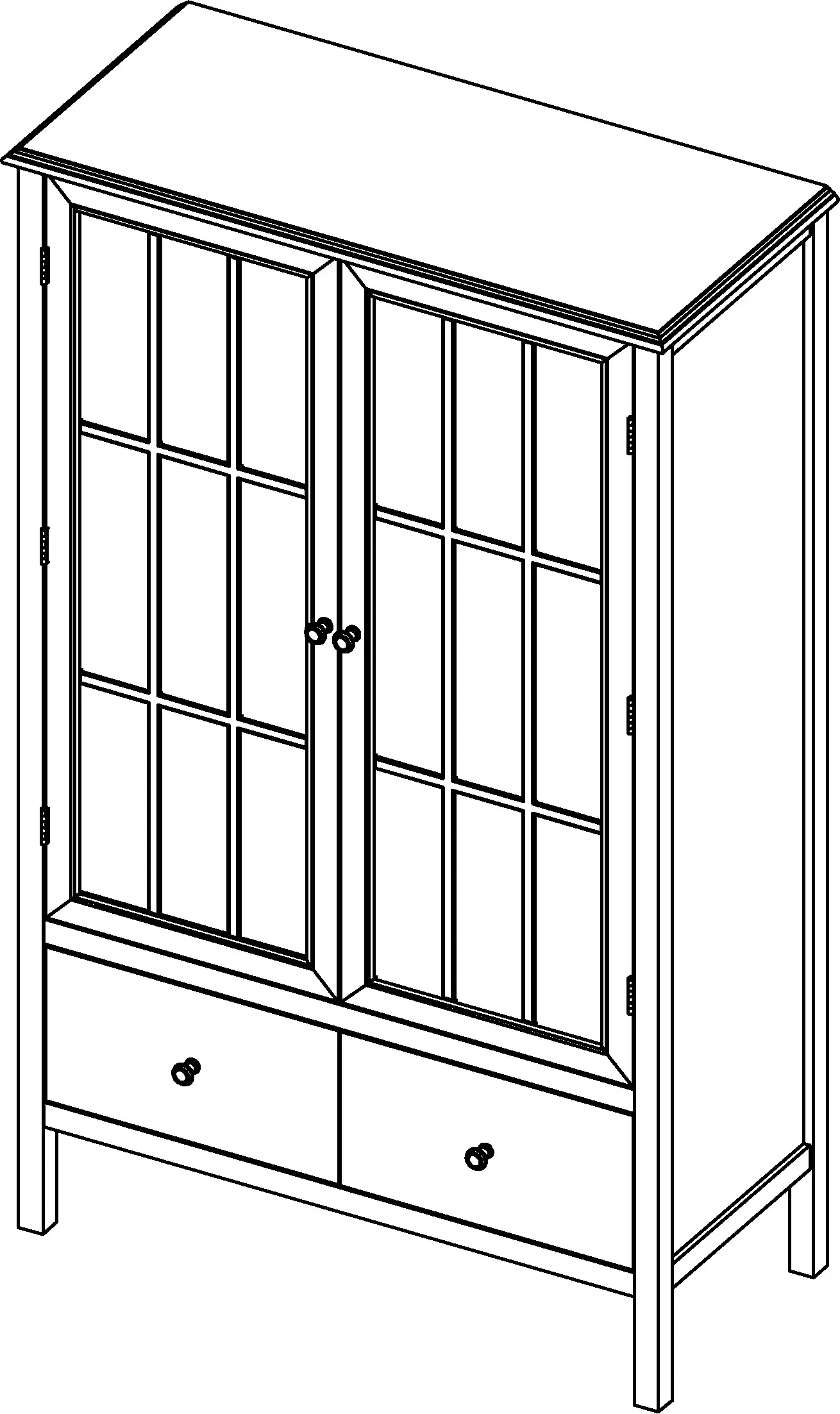 Windham Tall Cabinet Cover
