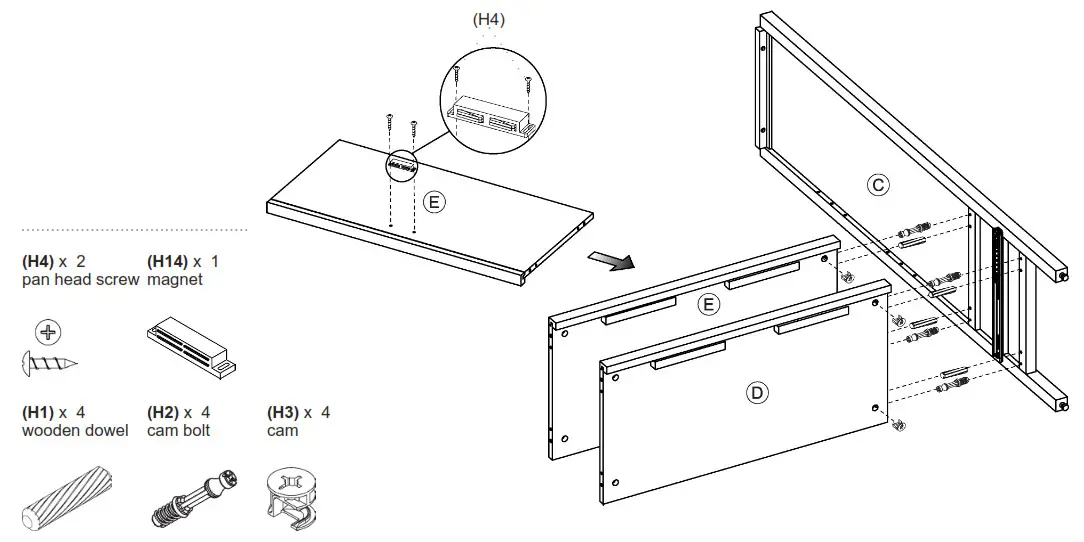 step 1 prepare lower panel