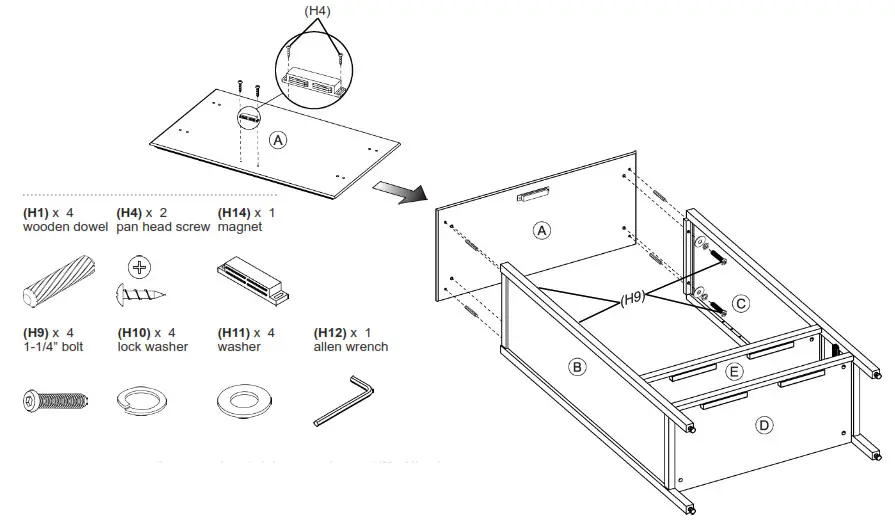 step 3 prepare top panel then attach