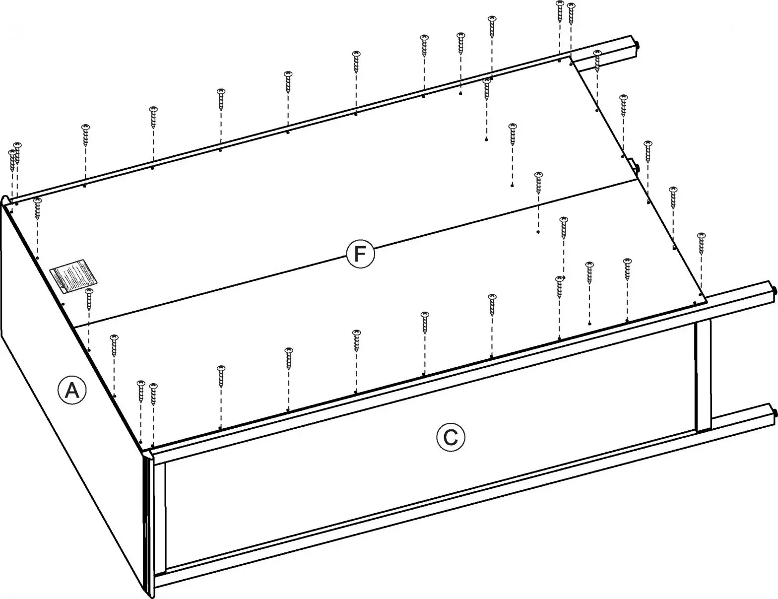 step 4 attach back panel 2