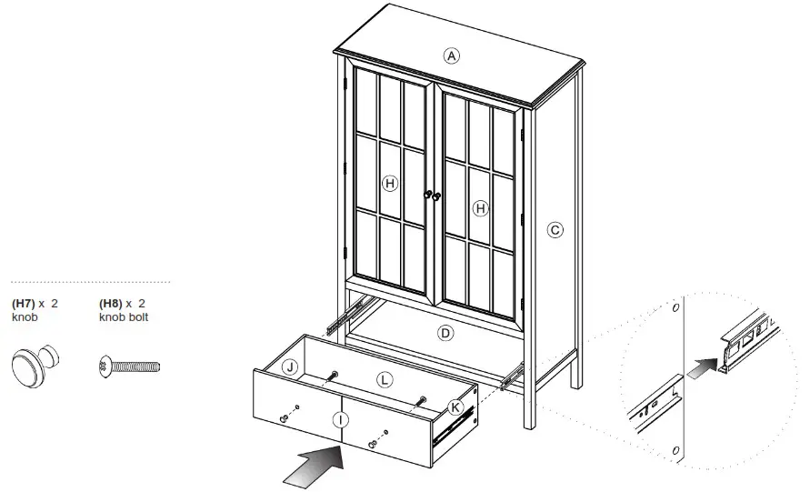step 9 install drawer