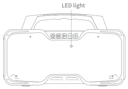 BUGANI M118 Wireless Portable Bluetooth Speaker - fig1