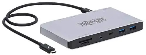 Tripp Lite Mtb3-dock-03 Thunderbolt 3 Docking Station With Dual 4k Video Owner's Manual Tripp Lite Mtb3-dock-03 Thunderbolt 3 Docking Station With Dual 4k Video Owner's Manual