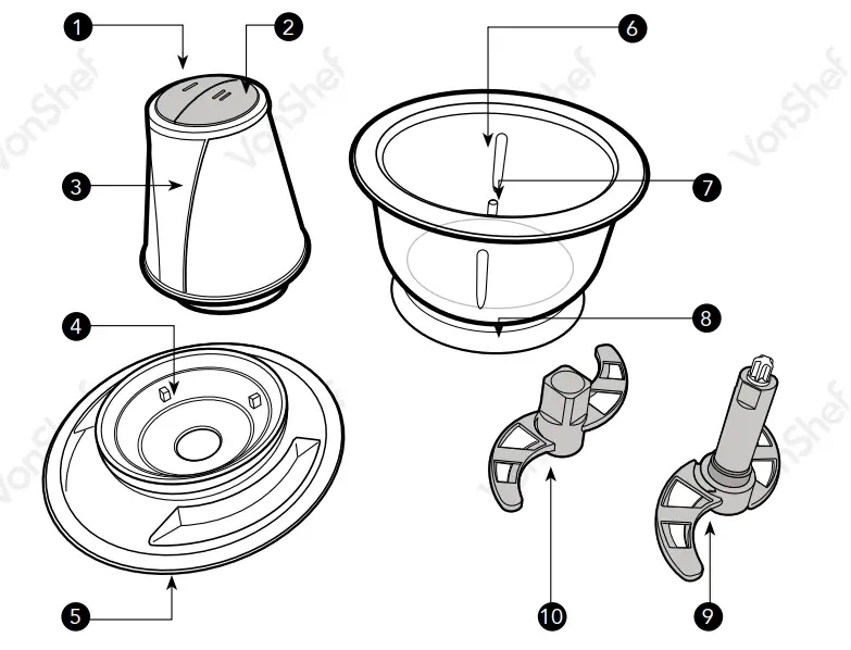VonHaus-2000068-400W-Mini-Chopper-FIG-2