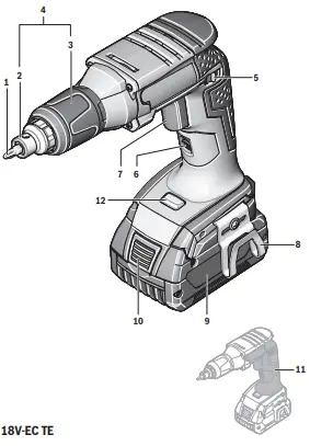 BOSCH GSR 18V-EC TE Professional Cordless Drywall Screwdriver-fig3