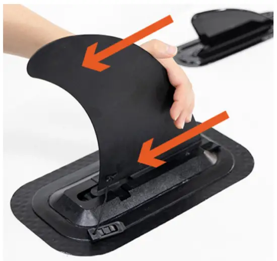 Install the touring fins