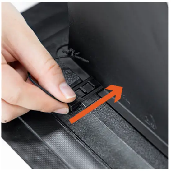 Install the touring fins