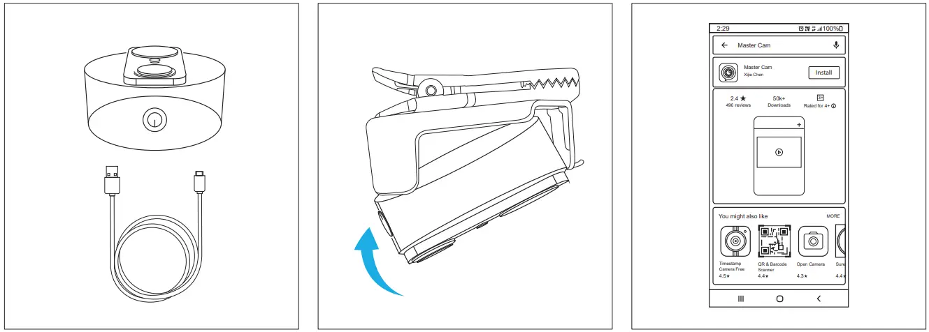 The Trailer Buddy Trailer Wireless Reversing Camera Kit with Power Button - fig1