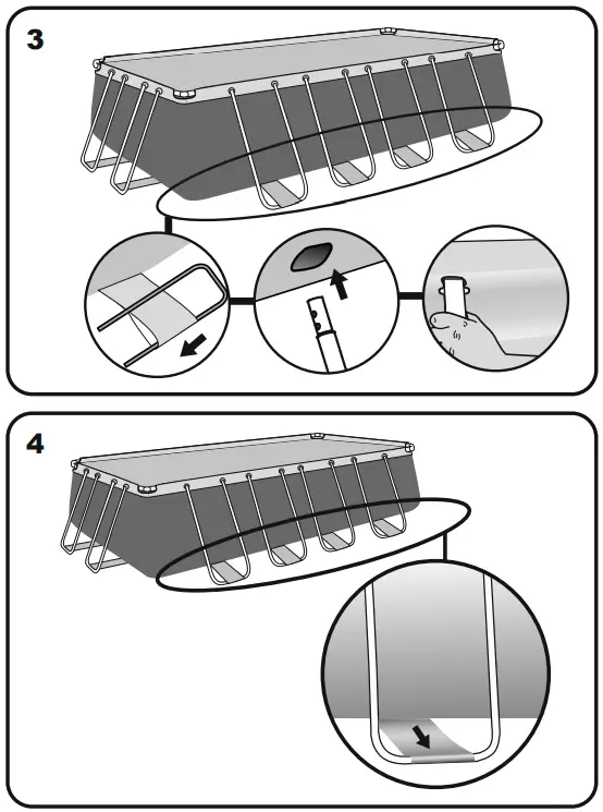 Bestway 56629 Power Steel Rectangular Frame Poo - 22