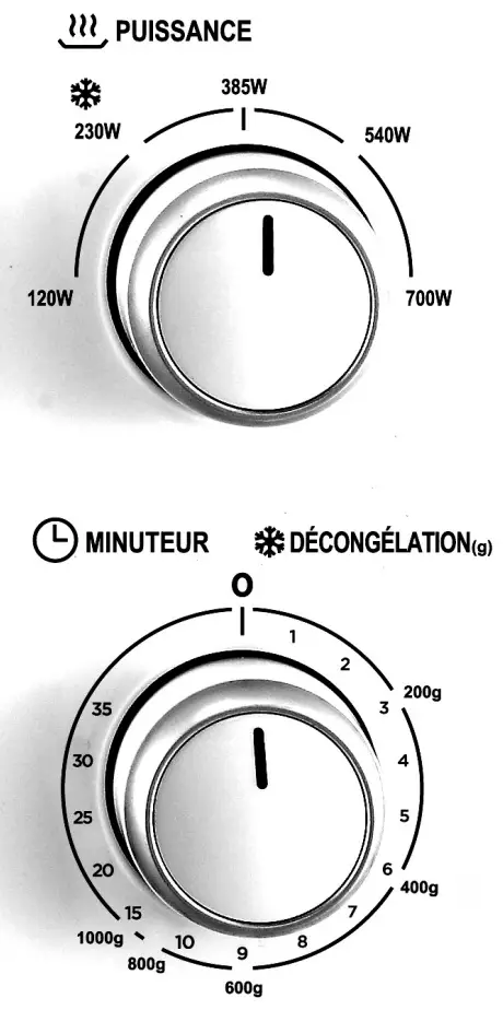 SCHNEIDER SCMW20SMB Micro ondes 20L 20L Microwave - Instructions