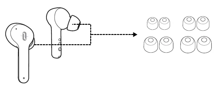 TAOTRONICS TT-BH053 True Wireless Stereo Earbuds 3