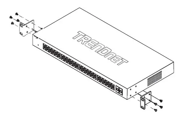 TRENDNET TPE-1620WSF PoE Web Smart Switch Series 8