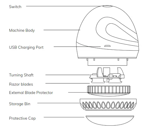 STEAMERY Pilo No.1 Fabric Shaver - Fig