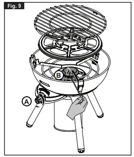 CAMPINGAZ 2000030685 Party Grill 400 CV Stove-fig10