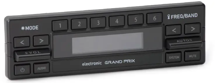 RetroSound Grand Prix Radio Face Display Unit FIG 1