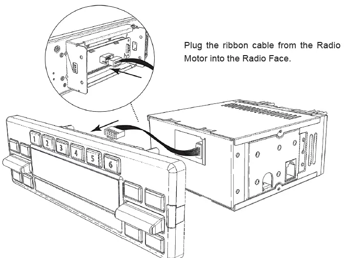 RetroSound Grand Prix Radio Face Display Unit FIG 4
