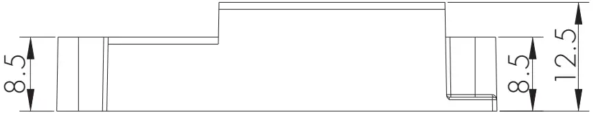 HYTRONIK SAM12-TY Dimmable Sensor Module Dimensions 4
