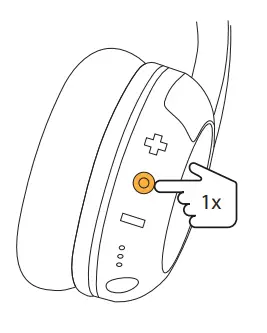 BuddyPhones BT-BP-PLAYP-BLUE Play Plus Bluetooth Headphones 7