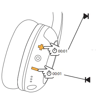 BuddyPhones BT-BP-PLAYP-BLUE Play Plus Bluetooth Headphones 8