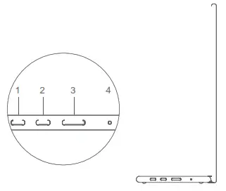 Schneider SC 16PM1F TOUCH 15 6 Inch Portable Display Monitor - External controls