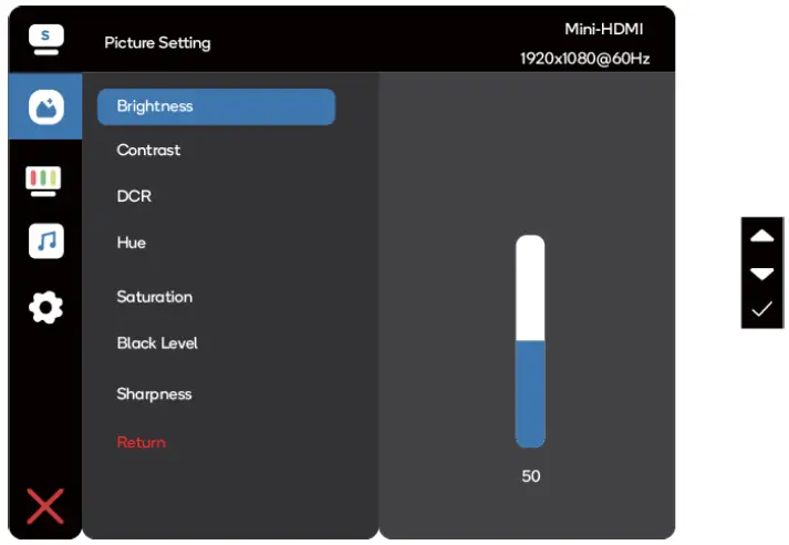 Schneider SC 16PM1F TOUCH 15 6 Inch Portable Display Monitor - Picture Setting