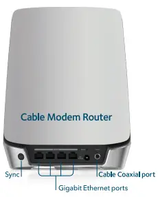 Orbi Cable Modem Router