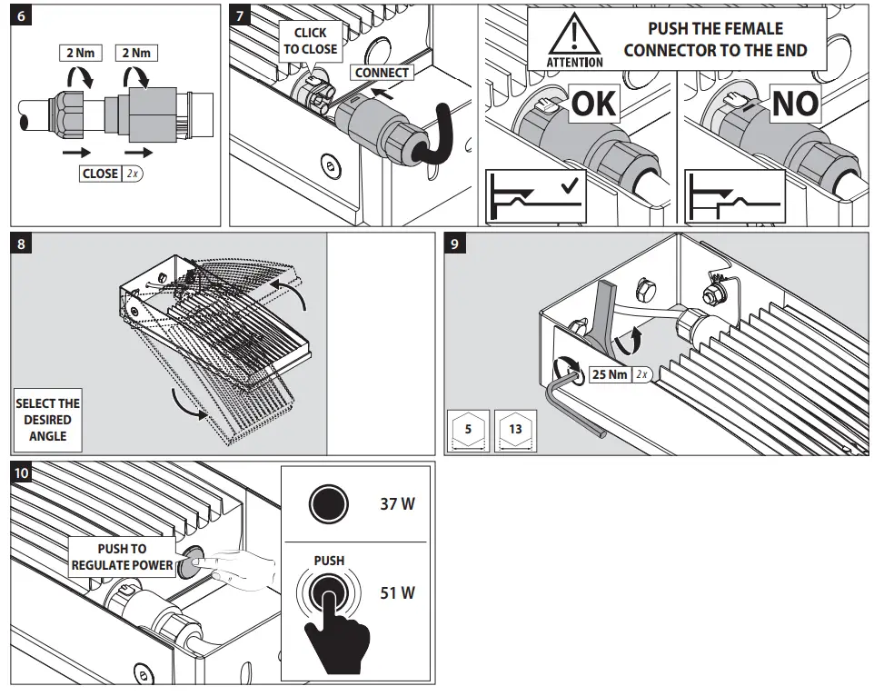 PERFORMANCE iN LIGHTING Spider+ 20 LED Flood Light for Indoor and Outdoor fig 4