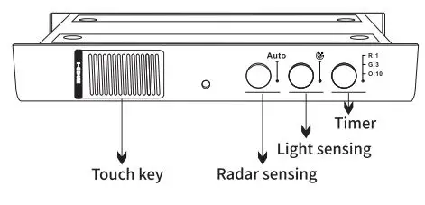 BASON LIGHTING LC211 Radar Sensing Cabinet Lamp User Manual - Function description