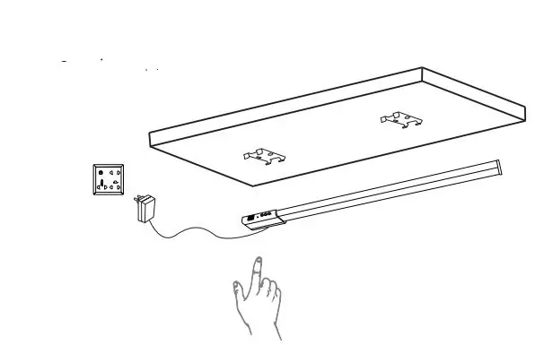 BASON LIGHTING LC211 Radar Sensing Cabinet Lamp User Manual - Installation Guide