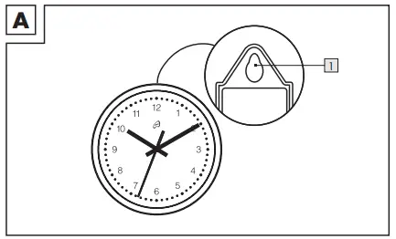 AURIOL 321928-1901 Radio Guide Wall Clock-fig2