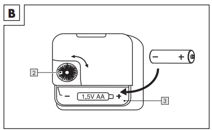 AURIOL 321928-1901 Radio Guide Wall Clock-fig3
