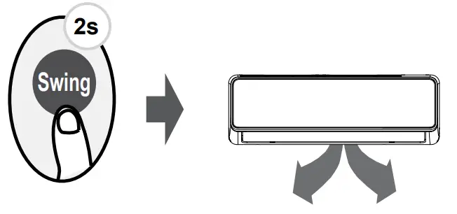 inventor CR2VO 24B Air Conditioning Systems - Swing function 1