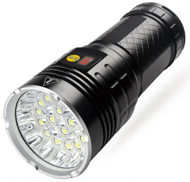 Woputne FR SDJS 0309 1304 Rechargeable 10000 Lumen 18 LEDs Flashlight