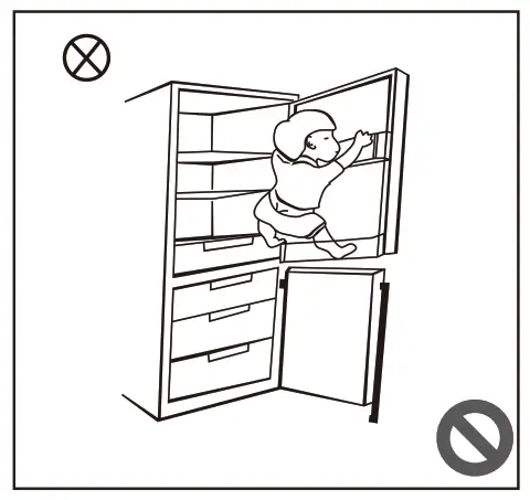 Midea HD 325FWEN Refrigerator - climb