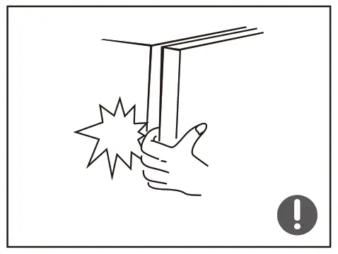 Midea HD 325FWEN Refrigerator - doors