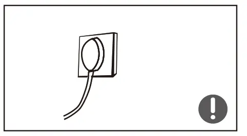 Midea HD 325FWEN Refrigerator - power socket