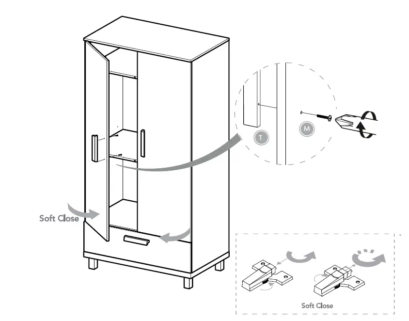Silver Cross Hoxton Wardrobe FIG (36)