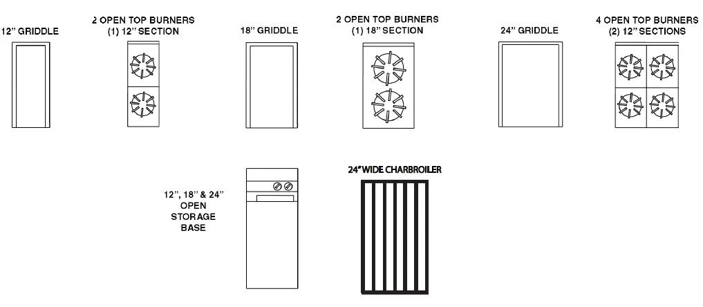 VULCAN-V4B24B-Natural-Gas-4-Burner-24-Heavy-Duty-Range-fig-2