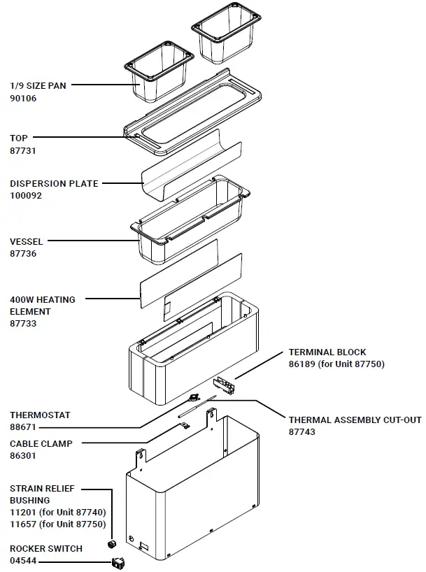 SERVER CW-T 87750 ConserveWell Heated Utensil Holder-21