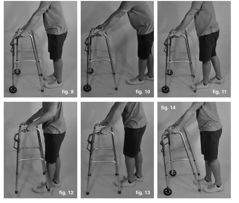 aidapt VP129F Folding Walking Frame - fig1