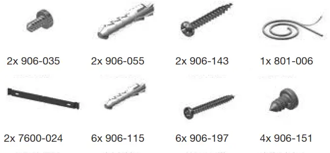 NOVY 7600400 Flatline Wall Hood - fig1