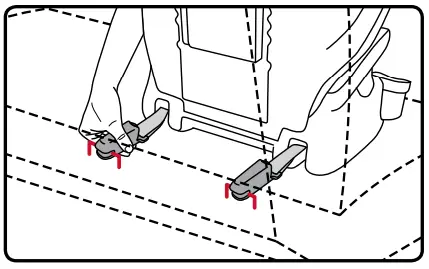 britax Skyline 2 Stage BeltPositioning Booster Car Seat - adjuster straps