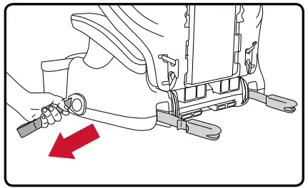 britax Skyline 2 Stage BeltPositioning Booster Car Seat - bottom side