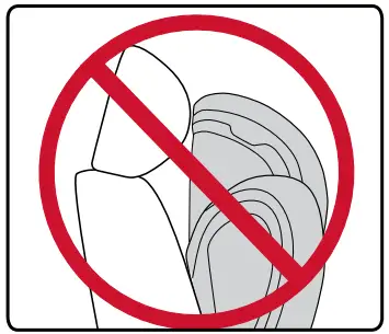 britax Skyline 2 Stage BeltPositioning Booster Car Seat - restraint interferes